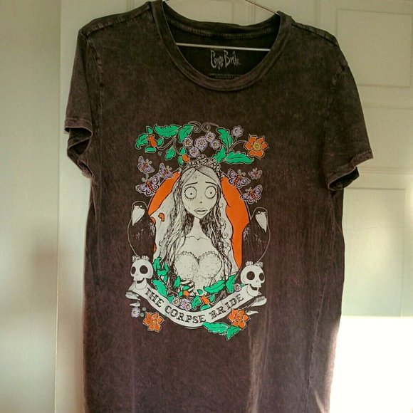 Vintage WBE Tim Burton Corpse Bride T Shirt Small EUC - Picture 6 of 6